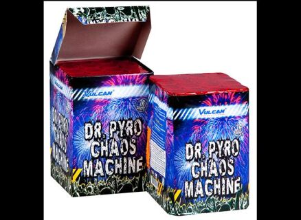 Dr. Pyro Chaos Machine 16-Schuss-Feuerwerk-Batterie