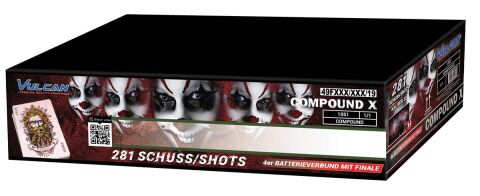 Compound X 281-Schuss-Feuerwerkverbund