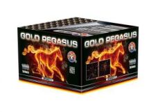 Gold Pegasus 100-Schuss-Feuerwerk-Batterie