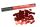 Herzrasen 50cm Metallicflitter rot