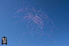 Pink Airsnakes 80cm Papierstreamer pink
