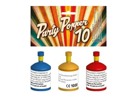 Party Popper 10er Set
