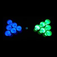 Leuchtendes Beer Pong Set, blau/grün - 14 teilig