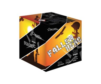Fallen Hero 25-Schuss-Feuerwerk-Batterie