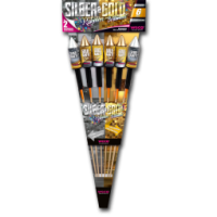 Silber & Gold 6-teiliges Raketensortiment