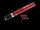 Herzrasen 80 cm elektrisch Metallicflitter rot