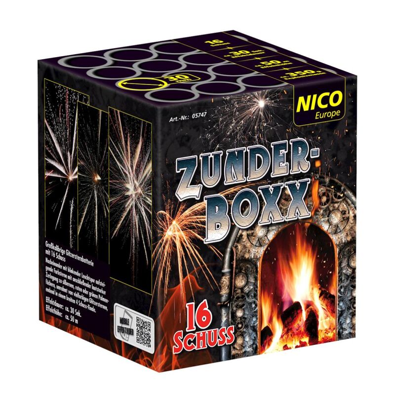 Jetzt Zunderboxx 16-Schuss-Feuerwerk-Batterie ab 19.99€ bestellen