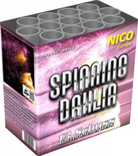 Spinning Dahlia 13-Schuss-Feuerwerk-Batterie