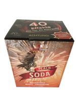 Peach Soda 20-Schuss-Feuerwerk-Batterie