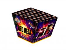Red Heat 25-Schuss-Feuerwerk-Batterie