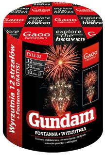Gundam 12-Schuss-Feuerwerk-Batterie