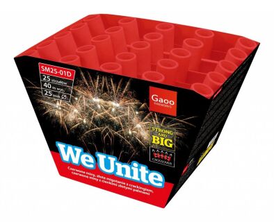 We Unite 25-Schuss-Feuerwerk-Batterie