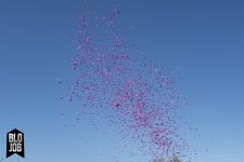 Pimmel Himmel 80cm Papierflitter pink