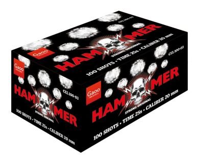 Hammer 100 100-Schuss-Feuerwerk-Batterie