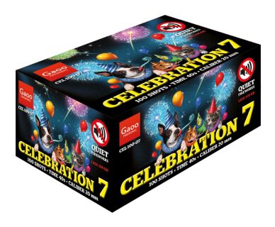 Celebration 100-7 100-Schuss-Feuerwerk-Batterie