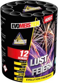 Lustfeiern 12-Schuss-Feuerwerk-Batterie