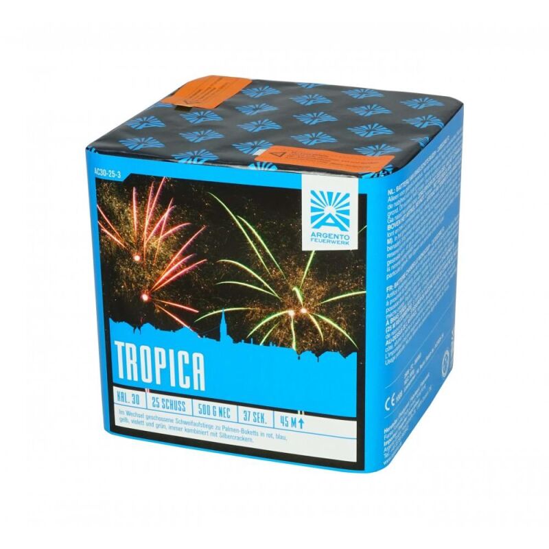 Jetzt Tropica 25-Schuss-Feuerwerk-Batterie ab 30.79€ bestellen