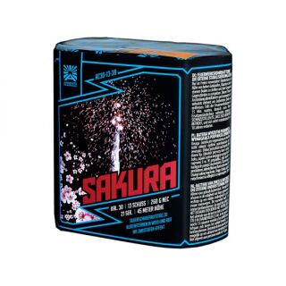 Sakura 13-Schuss-Feuerwerk-Batterie