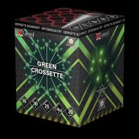 Green Crossette 16-Schuss-Feuerwerkbatterie