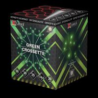 Green Crossette 16-Schuss-Feuerwerkbatterie