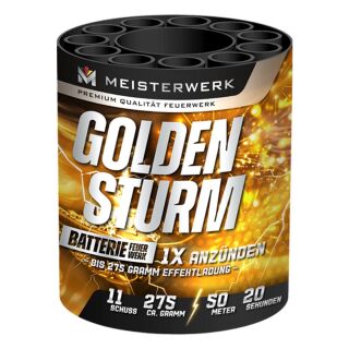 Golden Sturm 11-Schuss-Feuerwerk-Batterie