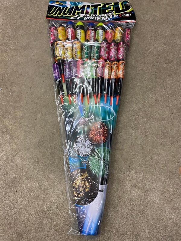 Jetzt Unlimited 27-teiliges-Raketensortiment ab 21.99€ bestellen