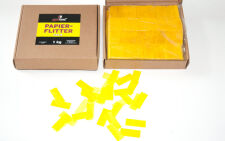 Papier Flitter - Gelb 1kg (Pappschachtel)