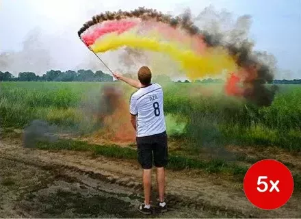 Deutschland Rauchflaggen 5er Bundle