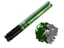 Full Metal grün-silber 80cm elektrisch Metallicflitter