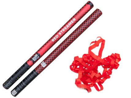 Red Streamer 80cm Papierstreamer rot