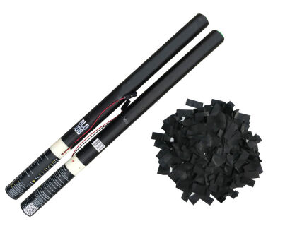 Schwarhartz 4 80cm elektrisch (Black Label) Papierflitter schwarz