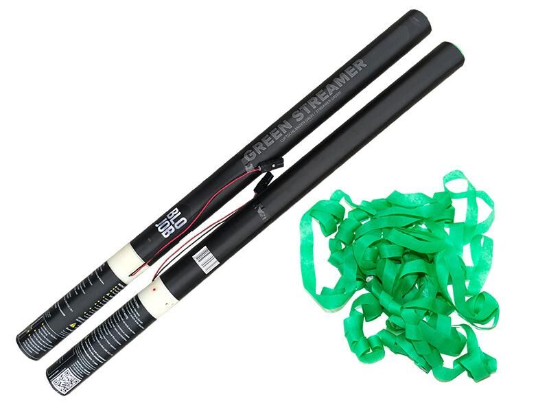 Jetzt Green Streamer 80cm elektrisch (Black Label) Papierstreamer grün ab 7.64€ bestellen