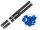 Dream Stream Team Blue 80cm elektrisch (Black Label) Metallicstreamer blau