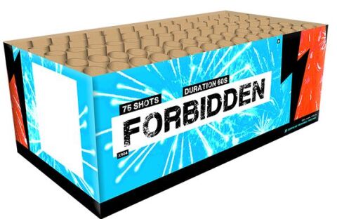 Forbidden 76 Schuss-Feuerwerk-Batterie