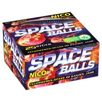 Space Balls Knatterbälle-25 Stück