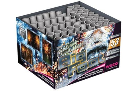 Bigfoot 53-Schuss-Feuerwerk-Batterie