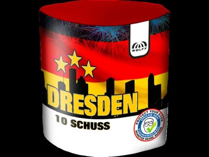 Dresden 10-Schuss-Feuerwerk-Batterie
