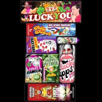 Lucky You 7-teiliges Leuchtfeuerwerk-Sortiment