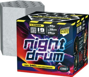 Night Drum 19-Schuss-Feuerwerk-Batterie