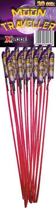 Jetzt Moon Traveller 20 Pfeif-Feuerwerk-Raketen ab 1.99€ bestellen