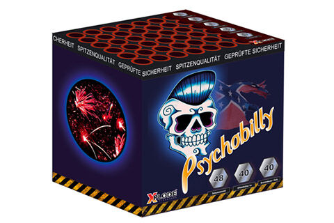 Psychobilly 48-Schuss-Feuerwerk-Batterie
