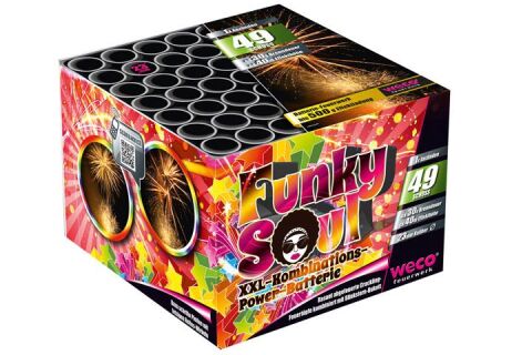 Funky Soul 49-Schuss-Feuerwerk-Batterie