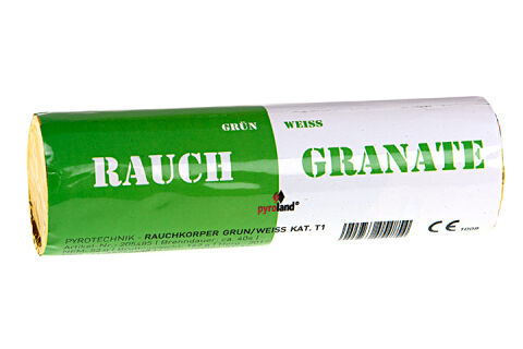 Rauchgranate Grün/Weiß 40s