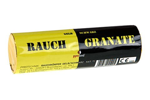 Rauchgranate Gelb/Schwarz 40s