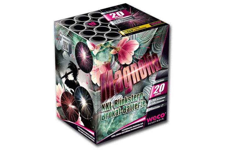 Magnolia 20-Schuss-Feuerwerk-Batterie