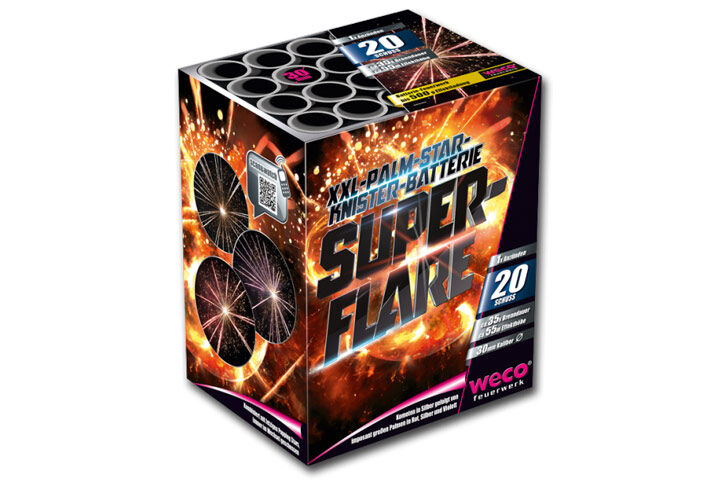Superflare 20-Schuss-Feuerwerk-Batterie