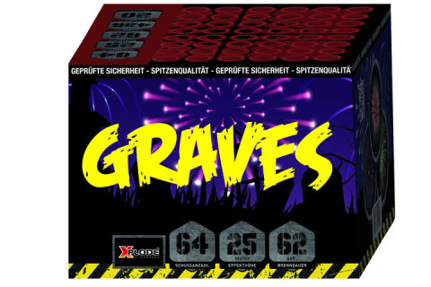 Graves 64-Schuss-Feuerwerk-Batterie