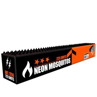 Neon Mosquitos 225-Schuss-Feuerwerk-Batterie