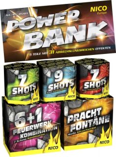 Power Bank 5er Pack-Feuerwerk-Batterien